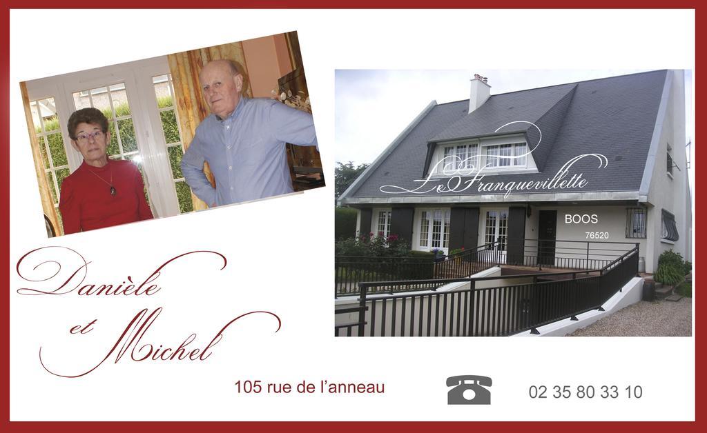 Le Franquevillette Boos  Exterior foto
